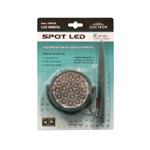 LUMINARIA ESPETO 19 LEDS VERDE LUZ BC BIVOLT