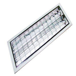 Luminria completa embutir 2x14 T5 220V