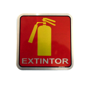 PLACA ALUM 15X24 EXTINTOR