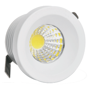 spot embutir led redondo mini cob 3w 6500K