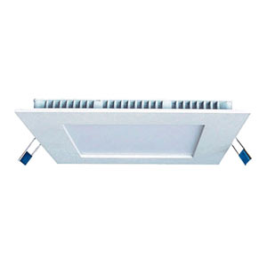 spot led embutir downlight 6w bc bivolt quadrado