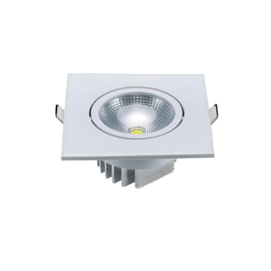 spot embutir led quadrado bc 5w 3000k