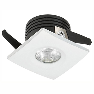 SPOT EMBUTIR LED MINI QUADRADO 3W 3000K